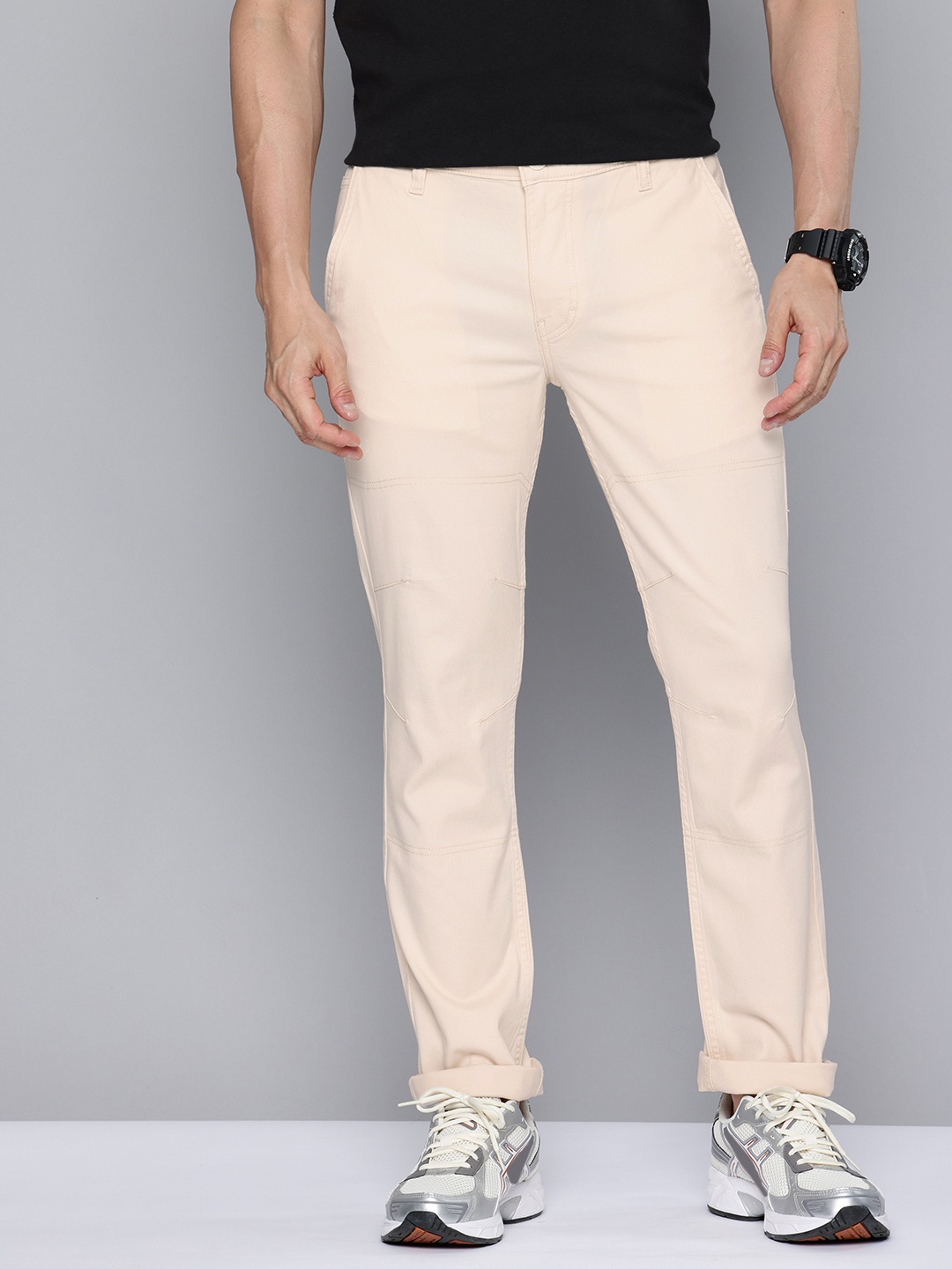

Levis Men Slim Fit Chinos Trousers, Cream