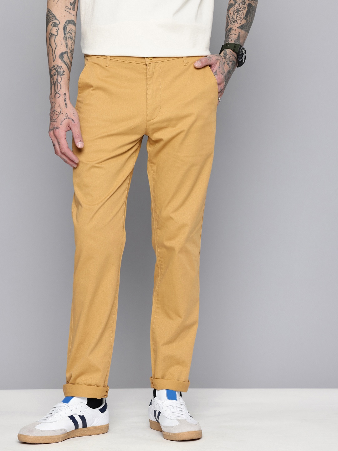 

Levis Men Slim Fit Chinos Trousers, Khaki