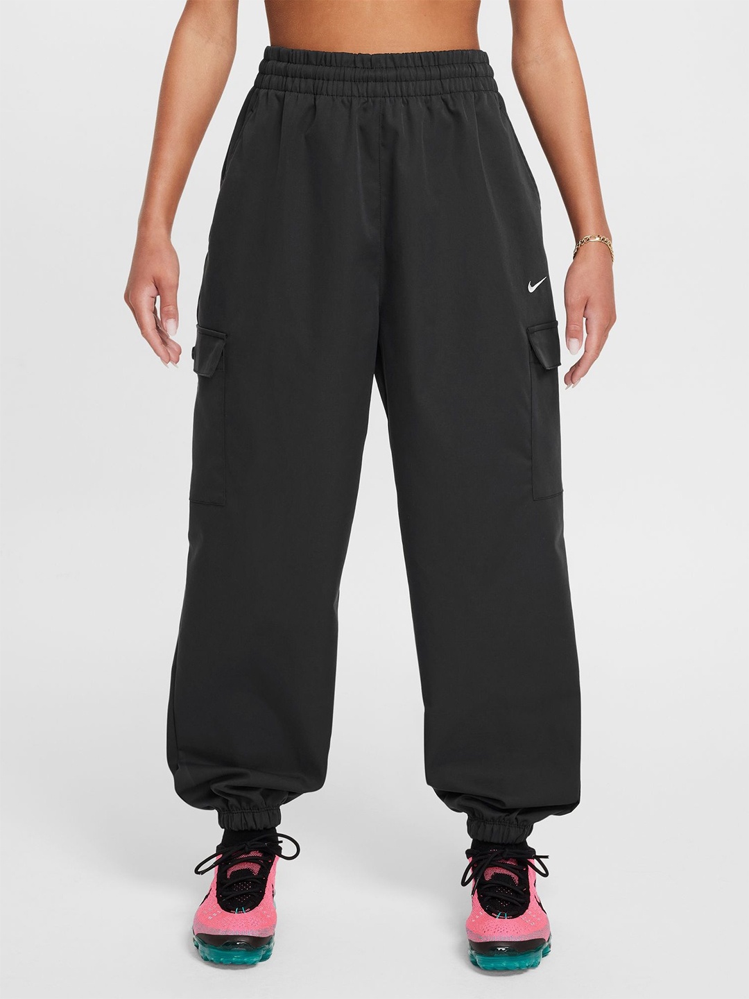 

Nike Sportswear Girls' Cargo Trousers, Black