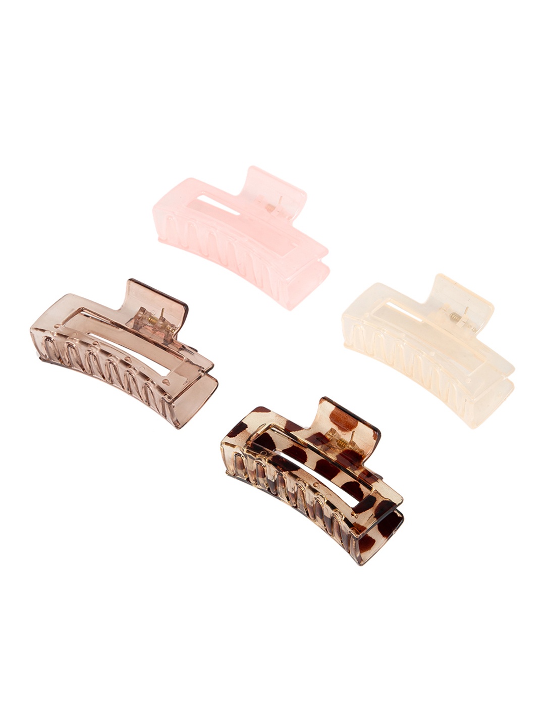 

Radhu & Kabby Women Set of 4 Claw Clip, Pink