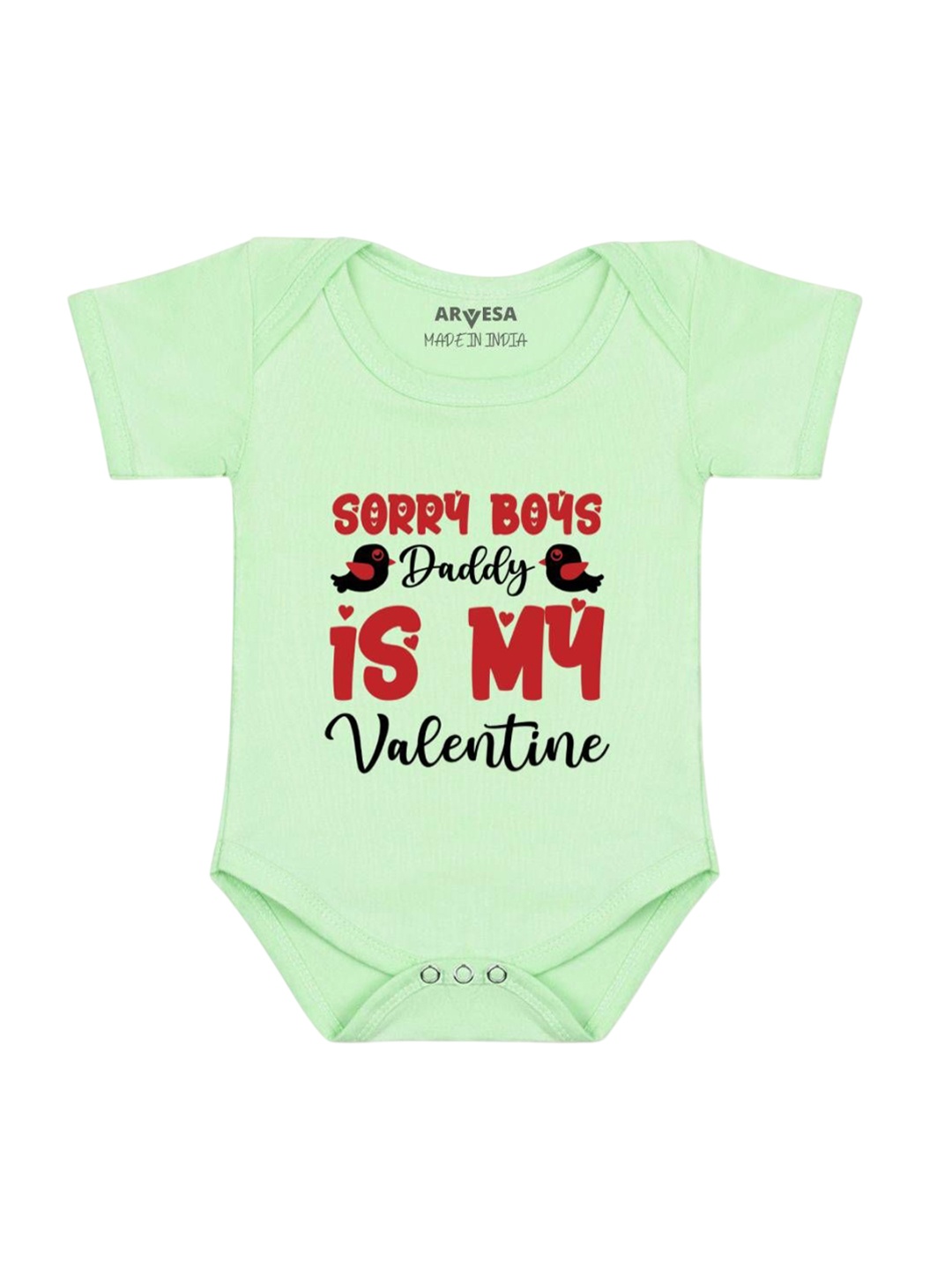 

Arvesa Kids Cotton Printed Bodysuit, Green