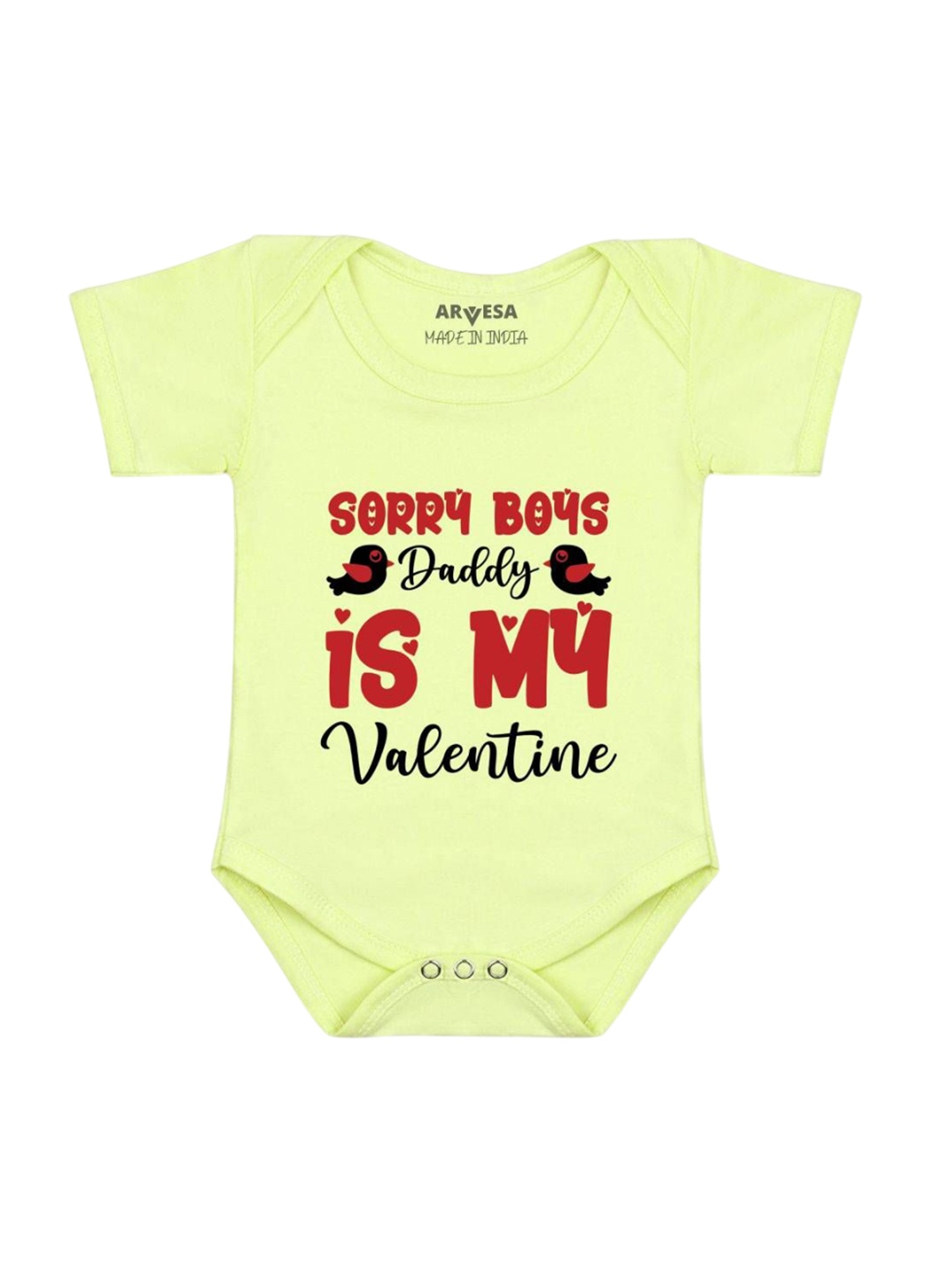 

Arvesa Kids Cotton Printed Bodysuit, Yellow