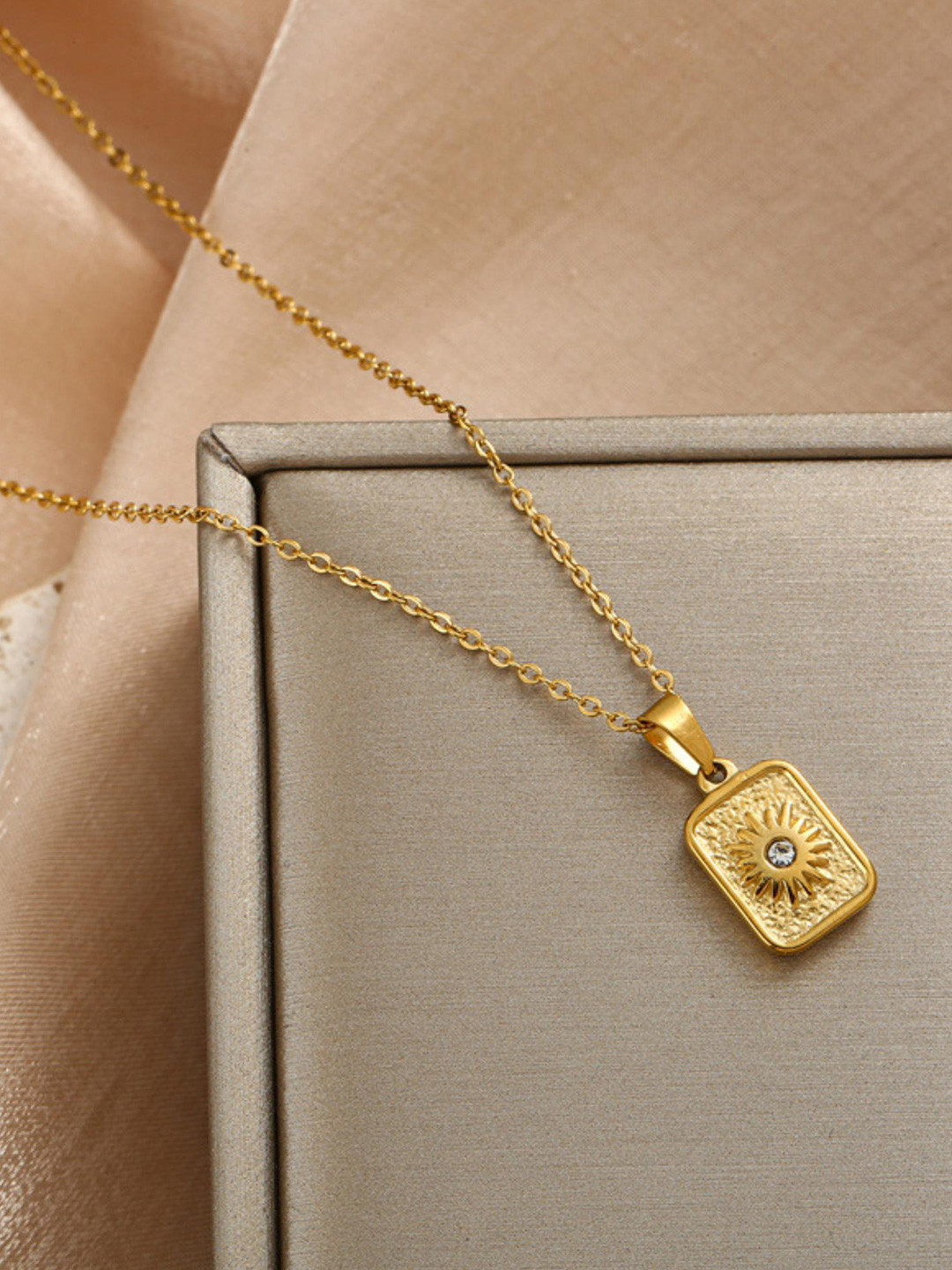 

MYKI Gold-Plated Quirky Pendants with Chains