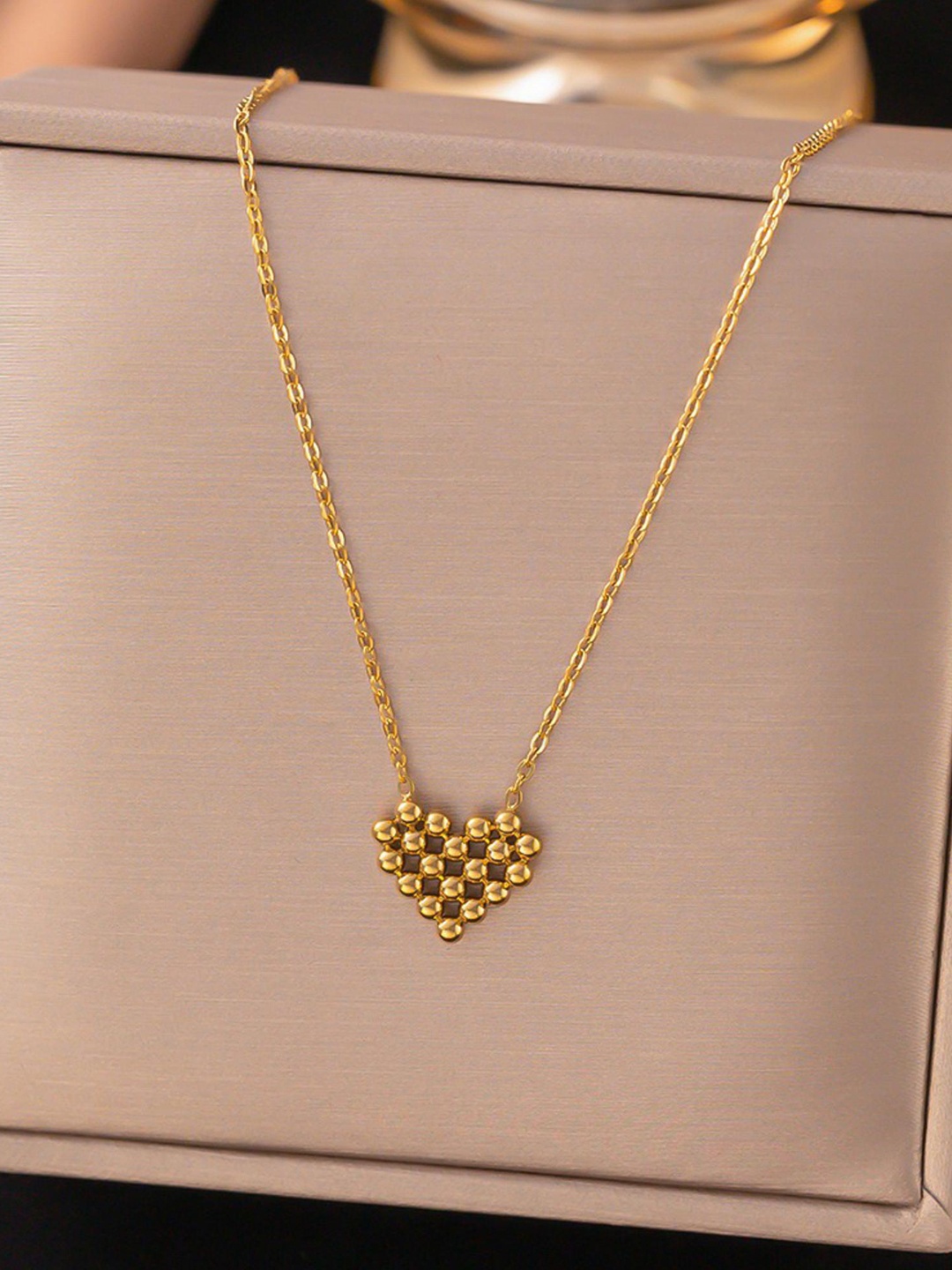 

MYKI Gold-Plated Lovesome Stainless Steel Minimal Chain