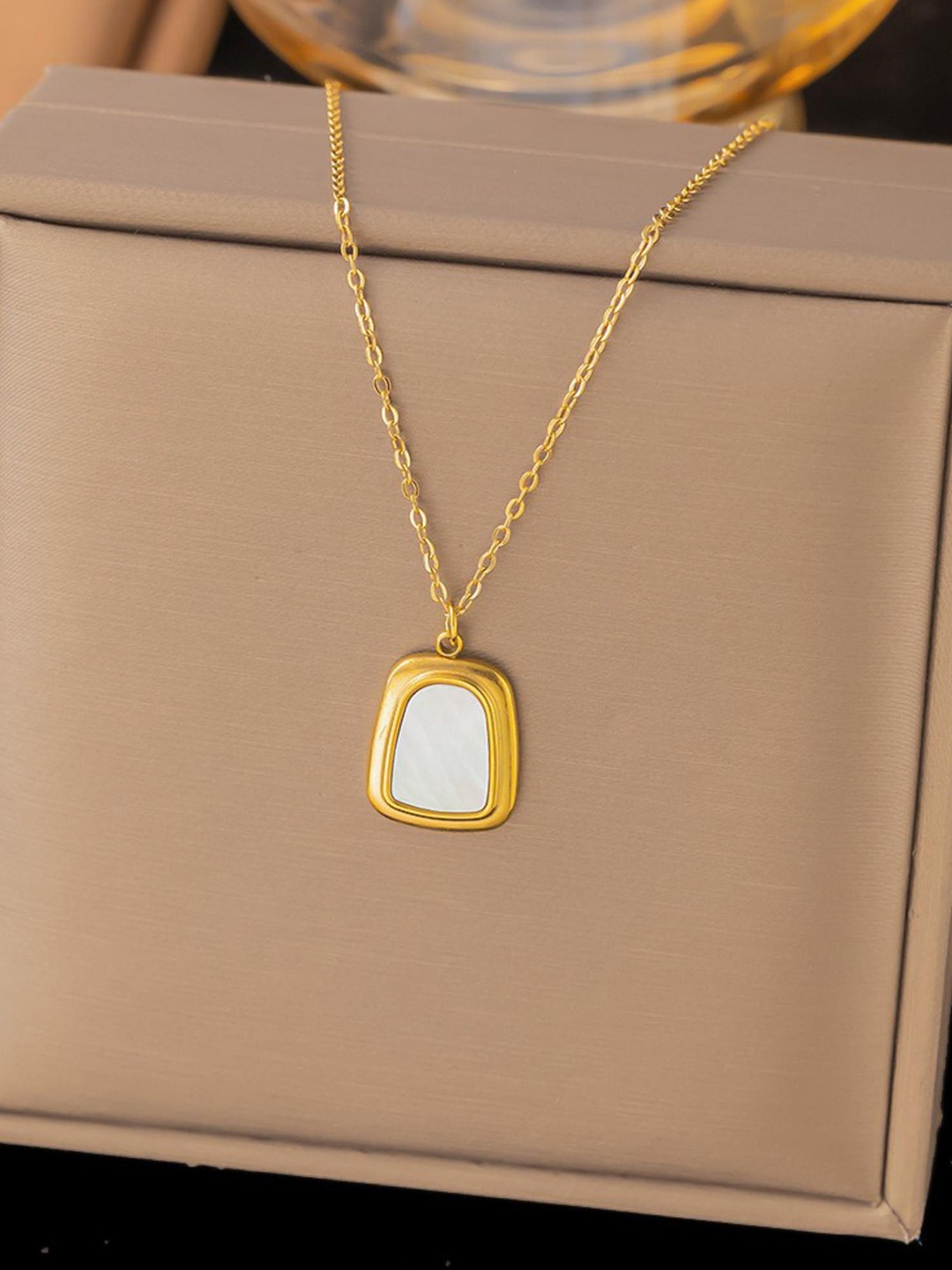 

MYKI Gold-Plated Contemporary Pendants with Chains