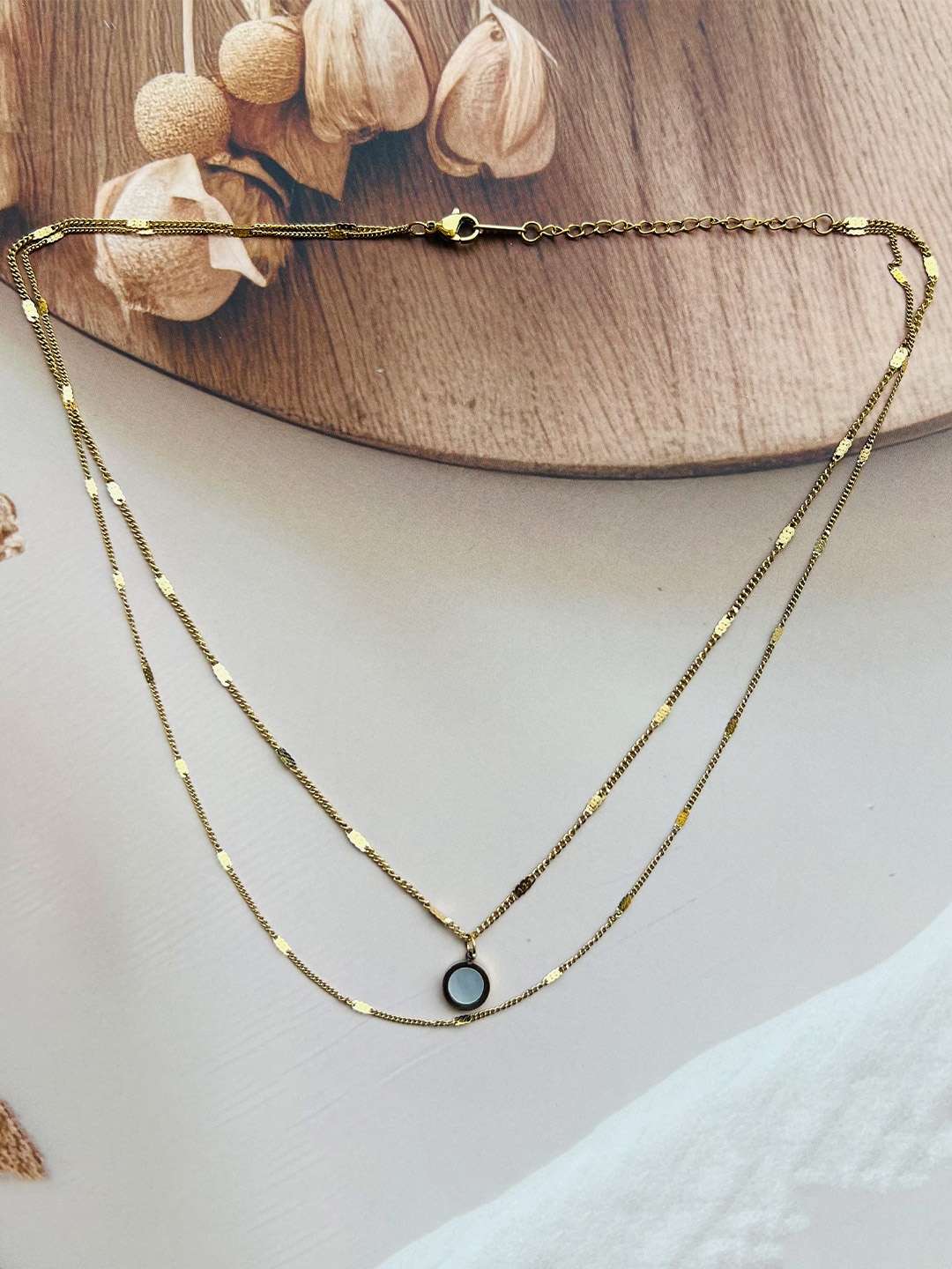 

MYKI Gold-Plated Layered Aesthetic Stainless Steel Minimal Chain