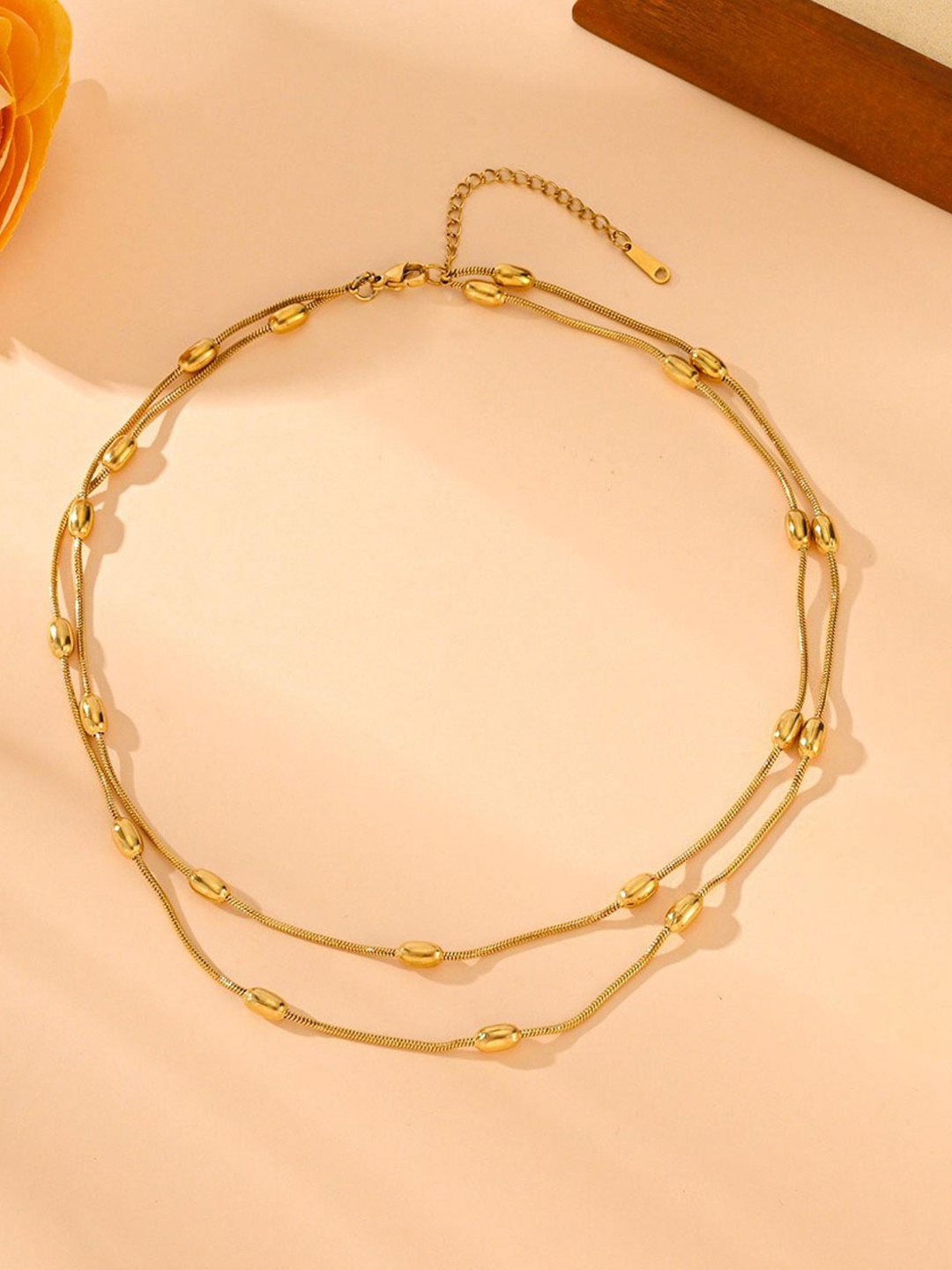 

MYKI Gold-Plated Layered Stainless Steel Chain