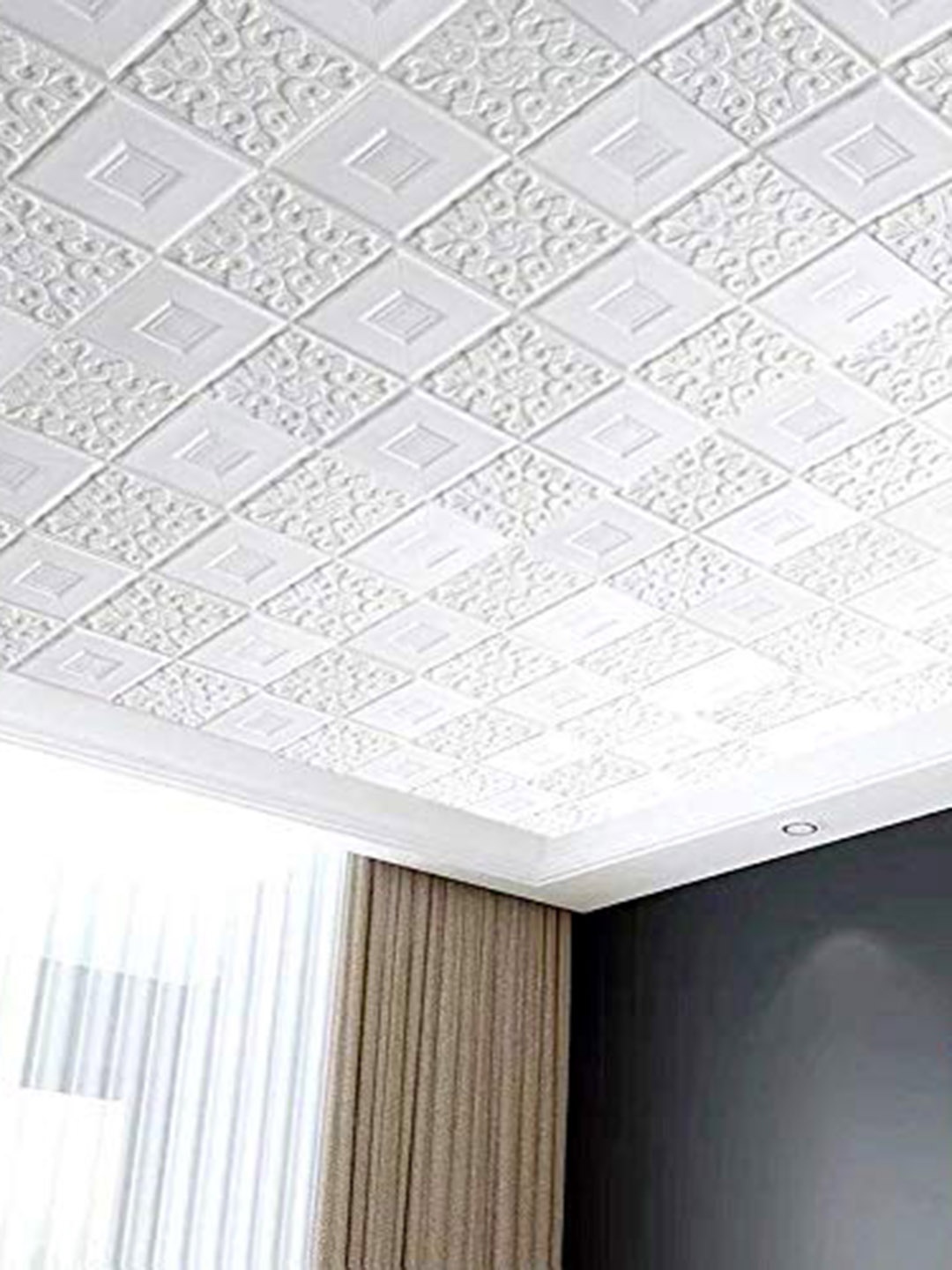 

Asian Royal White Printed Waterproof Wallpaper