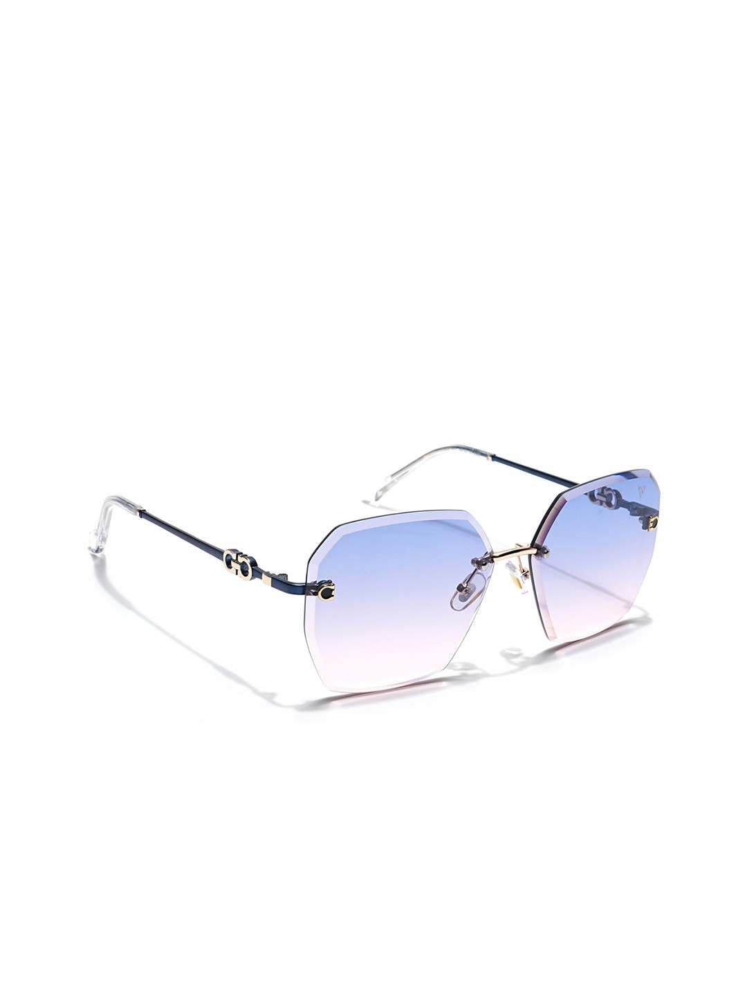 

Voyage Women Oversized Sunglasses with UV Protected Lens, Blue
