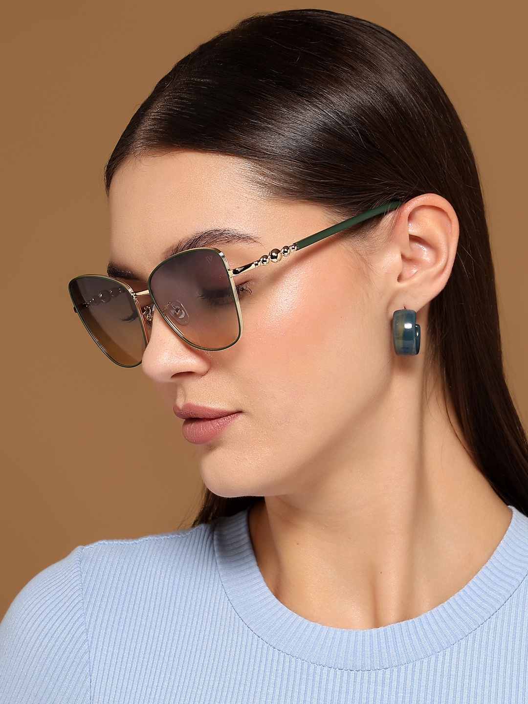 

Voyage Women Cateye Sunglasses with UV Protected Lens, Blue