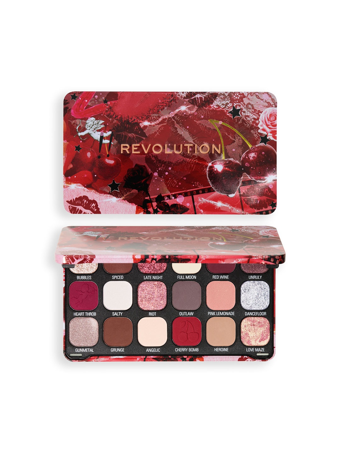 

Makeup Revolution London Forever Flawless Palette 19.8 g - Cherry Rebel Red, Peach