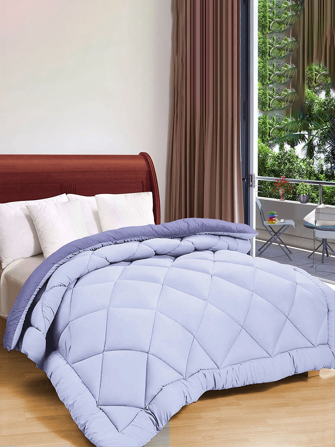 

bsb home Lavender Microfiber Mild Winter 210 GSM Double Bed Comforter