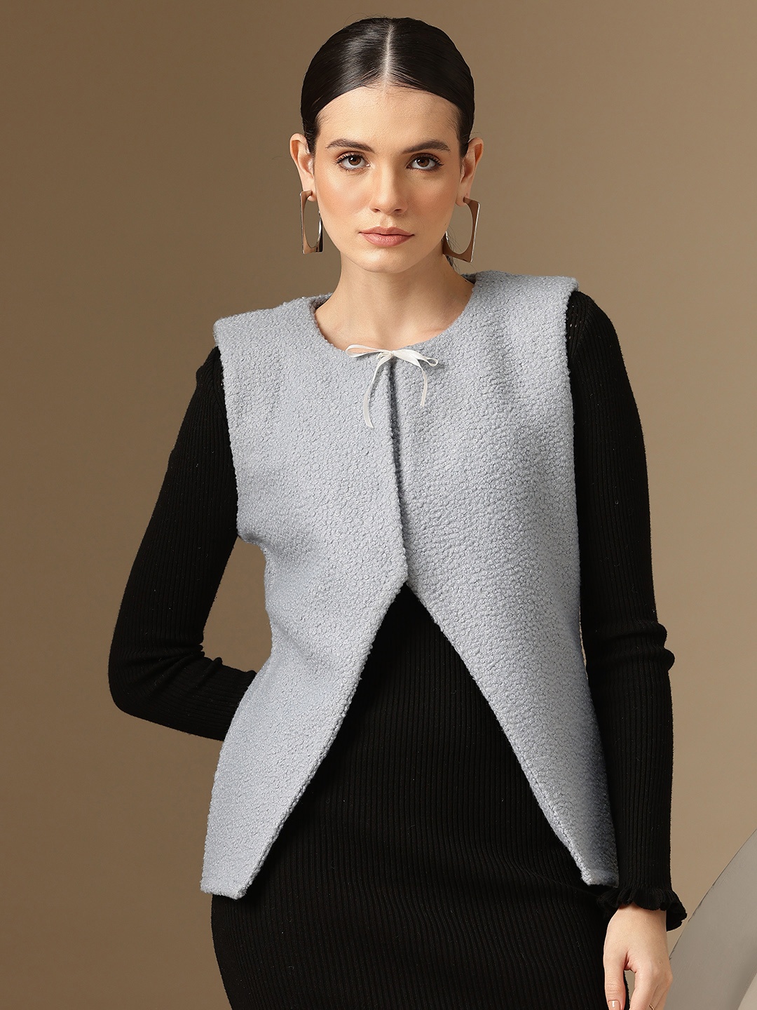 

Chemistry Half Slit Waistcoat, Grey