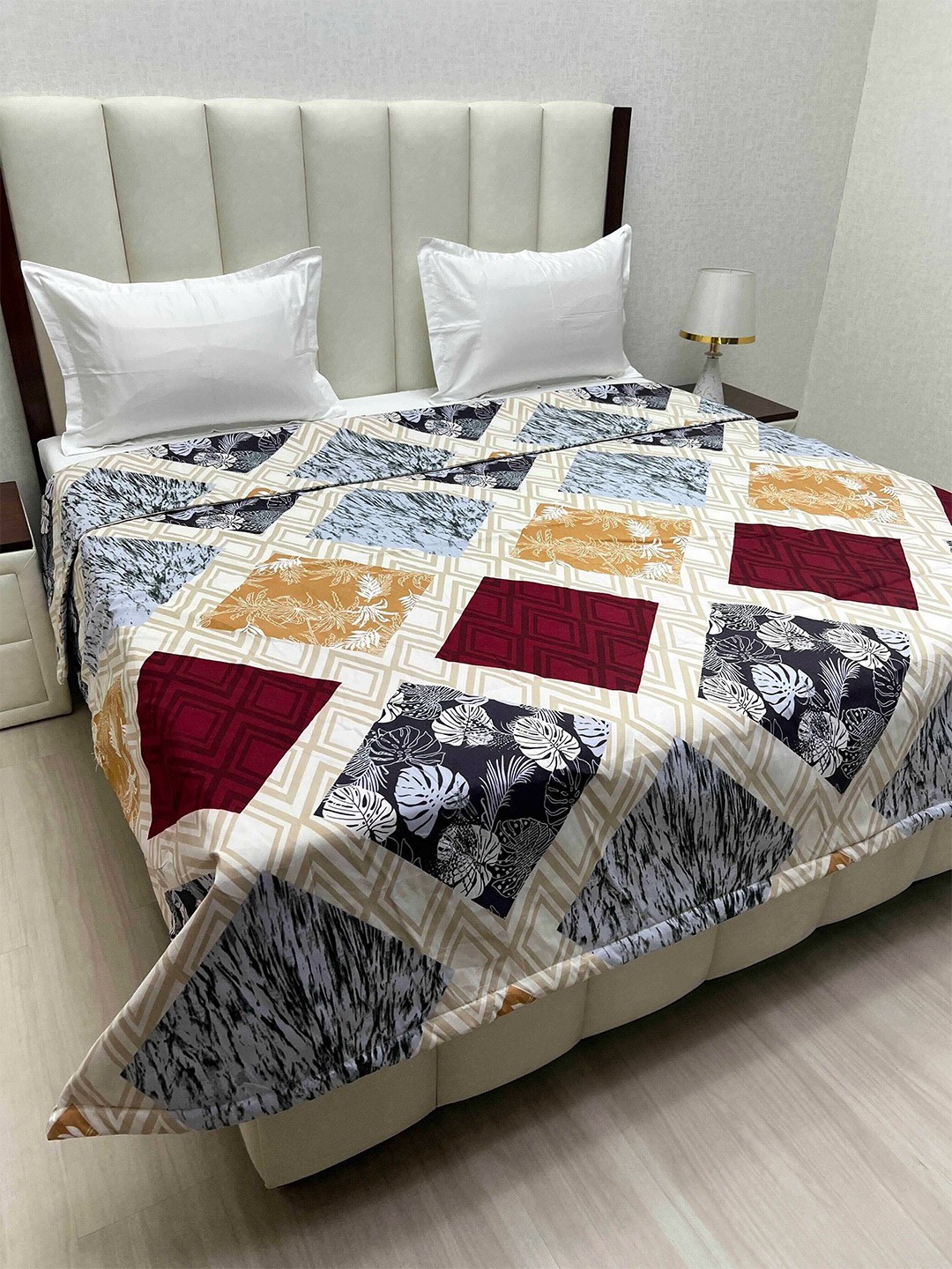 

Pure Decor King Size Comforter Blanket for Double Bed 2.23 m x 2.36 m, Brown