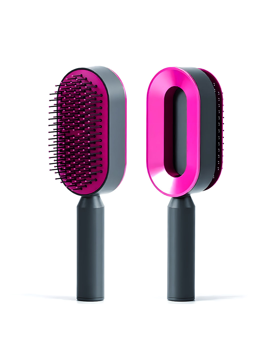 

Gleva Self Cleaning Hair Brush, Black