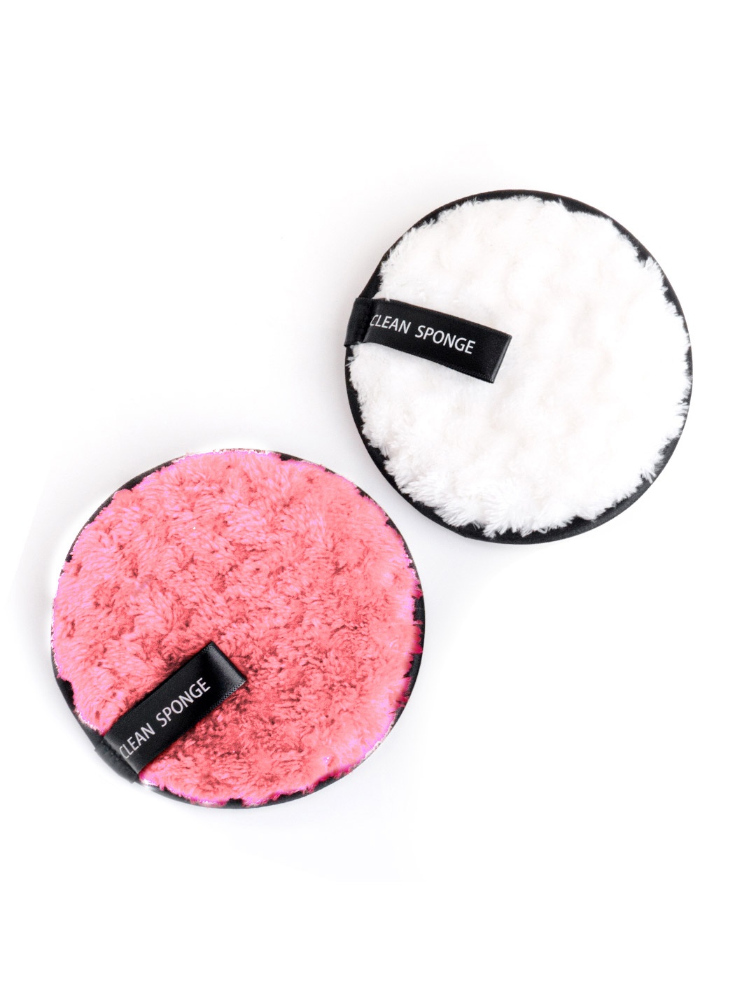 

Gleva Set Of 2 Reusable Makeup Remover Pads- Red & White