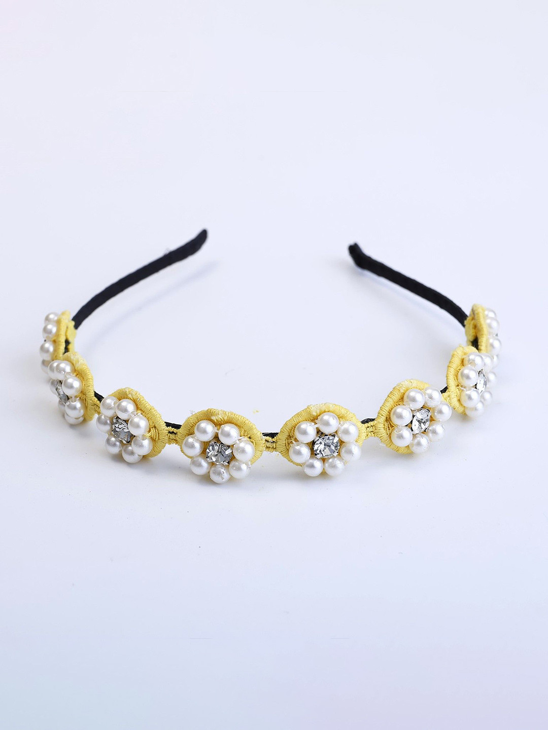 

Choko Girls Embellished Hairband, Yellow