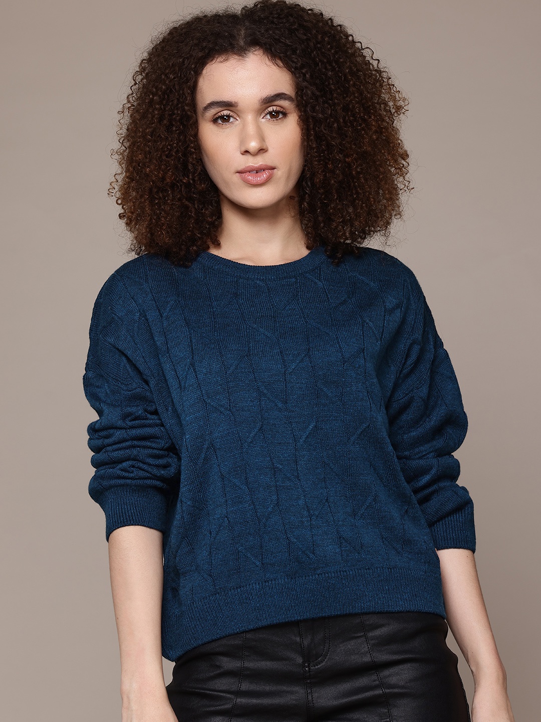 

The Roadster Lifestyle Co. Self Design Pullover, Navy blue