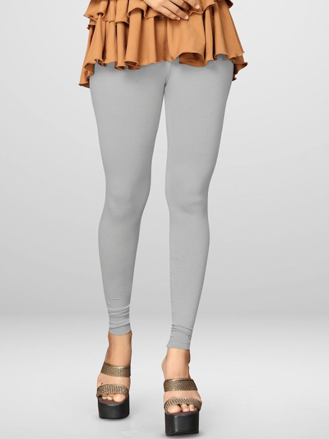 

MANTICORE Slim-Fit Ankle Length Leggings, Grey