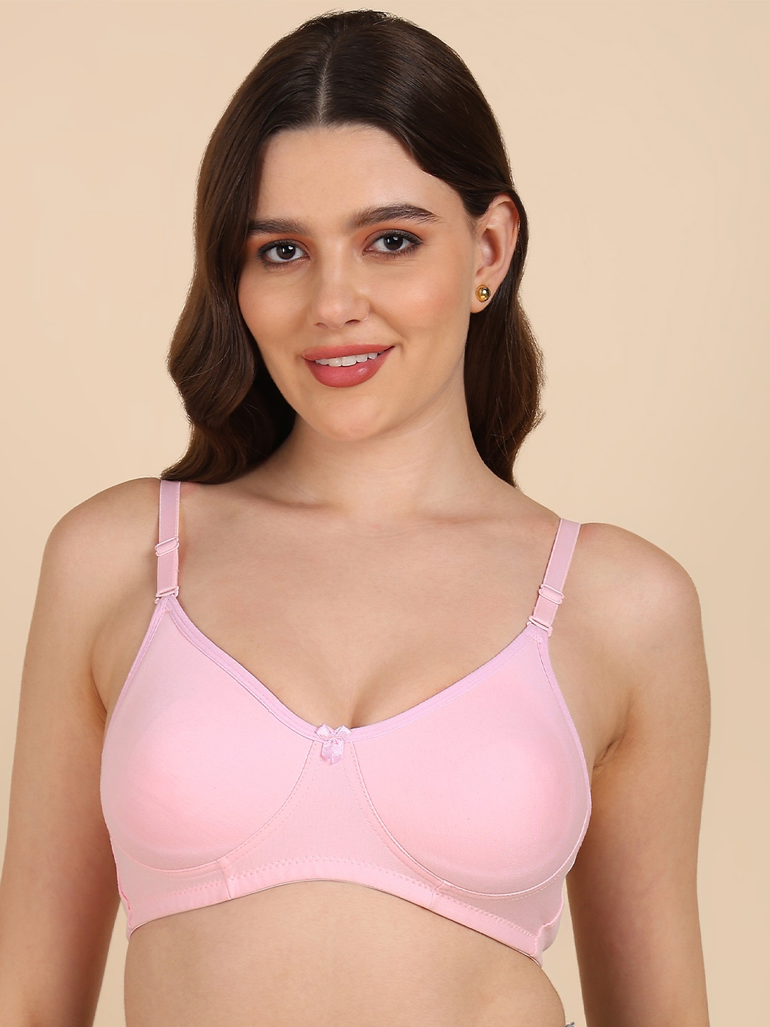 

Dressberry Side-Panel and Concealer T-shirt Bra, Pink