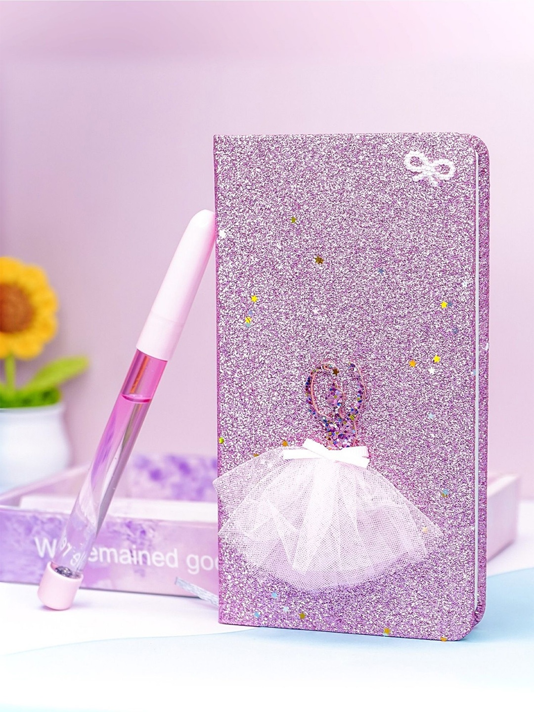 

Tinker Squad Girls Fairy Theme Personal Diary Gift Set with Pen Stationery, Pink
