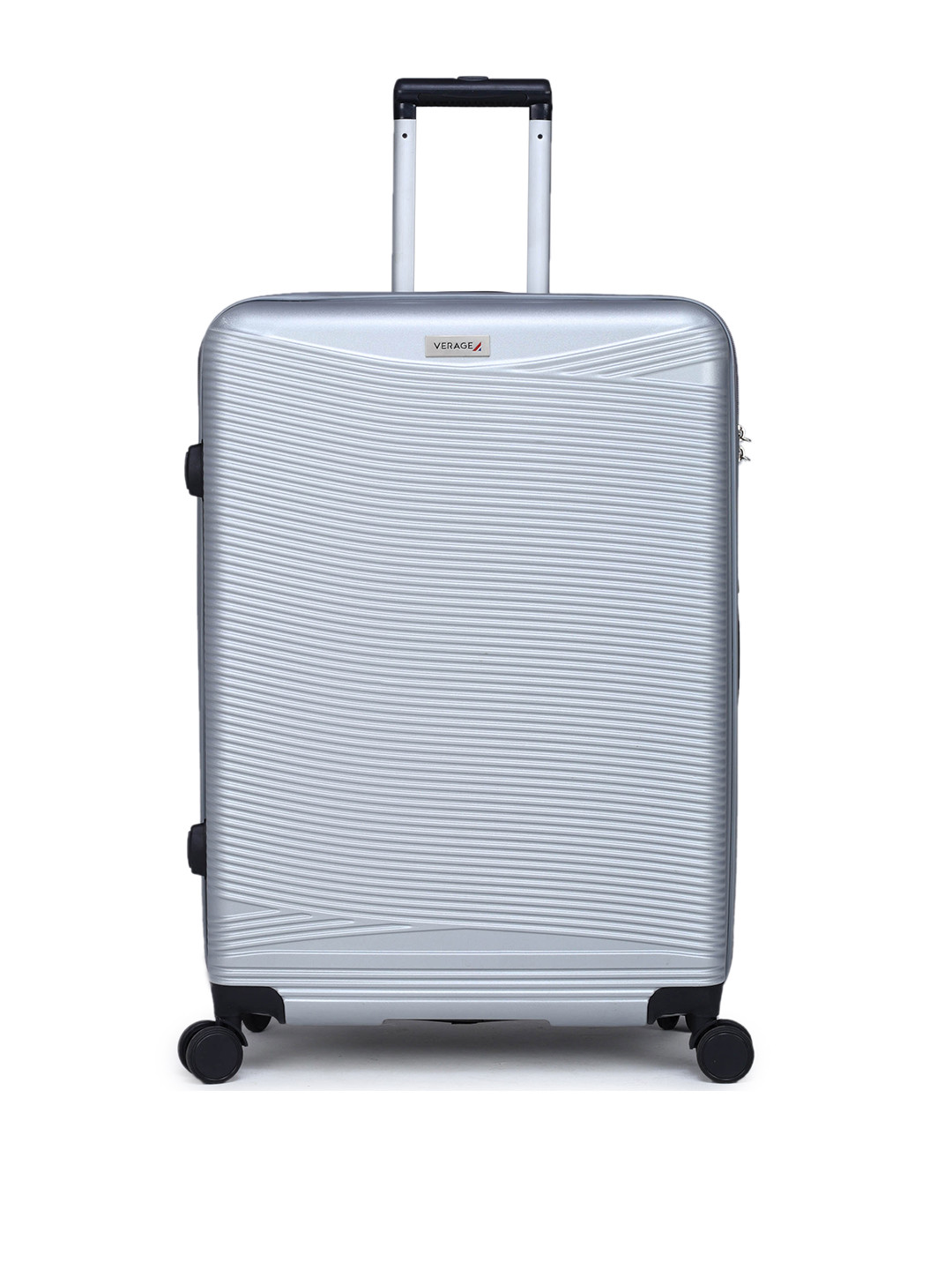 

VERAGE Firestone Textured Large Trolley Suitcase - 103 L, Silver