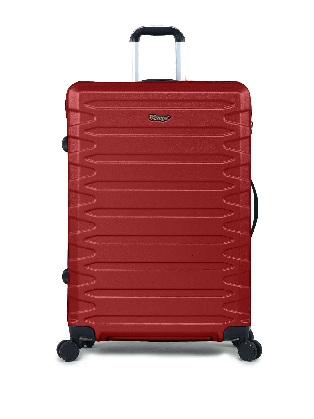

VERAGE Warpath Textured Large Trolley Suitcase - 103 L, Red