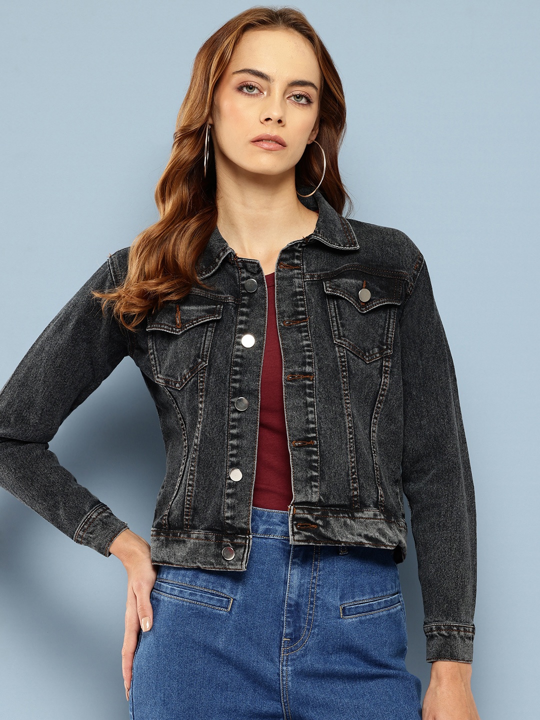 

Aarika Denim Jacket, Black