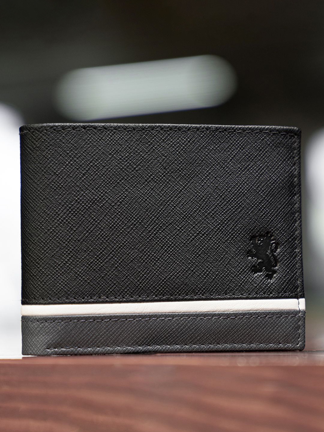 

Red Tape Men Leather Two Fold Wallet, Black