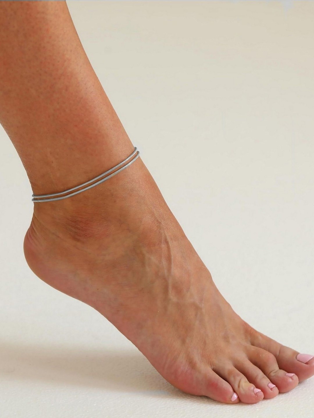 

VAMA Silver-Plated Anklet