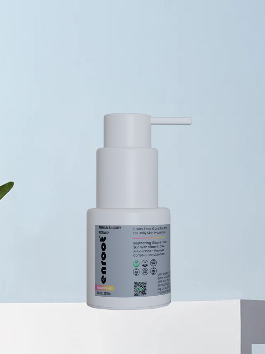 

Enroot Premium & Luxury Face Wash For Anti-Aging - 30 ml, Grey