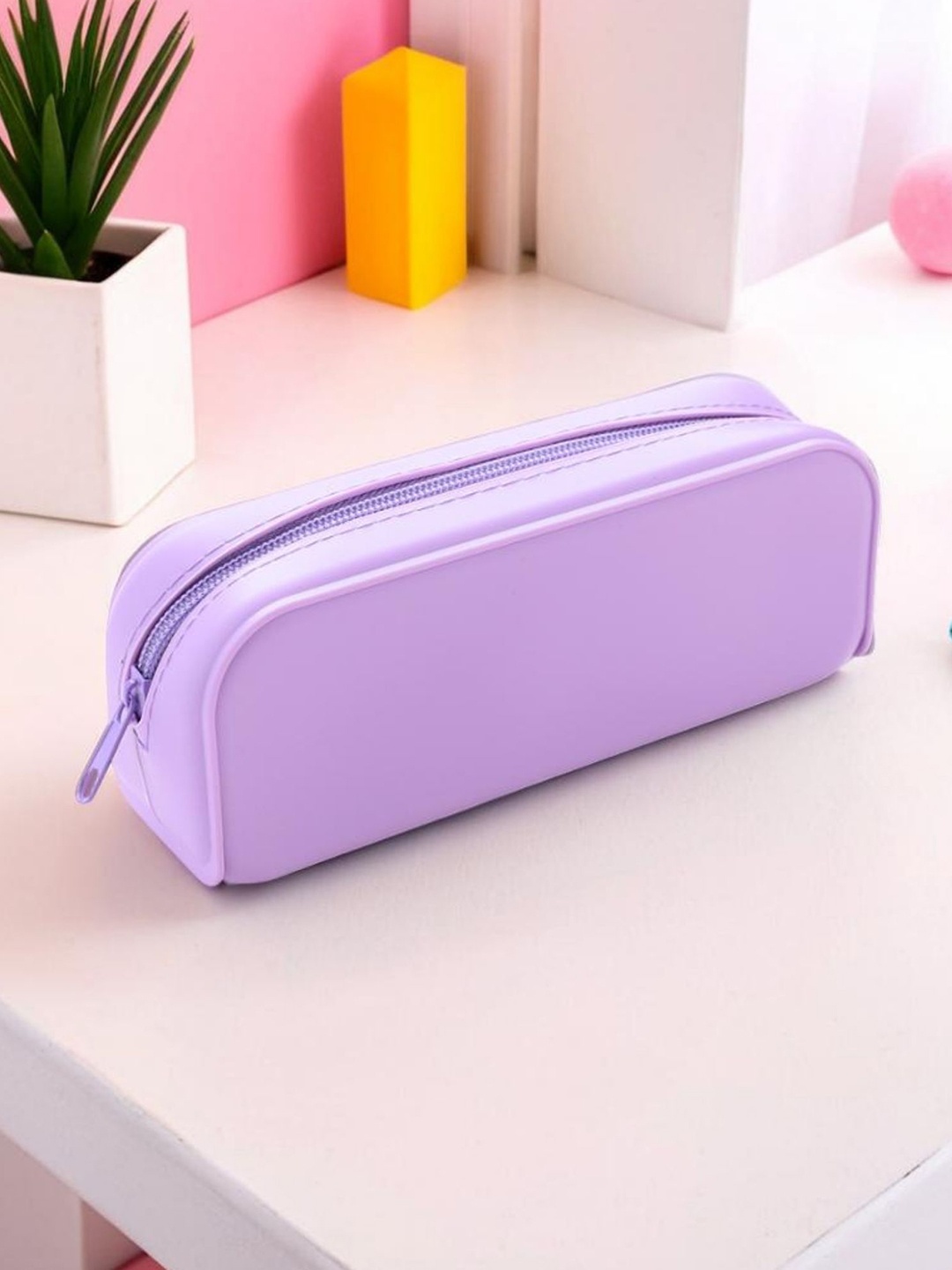 

Tinker Squad Lavender Multipurpose Travel Organizer Silicone Pencil Case