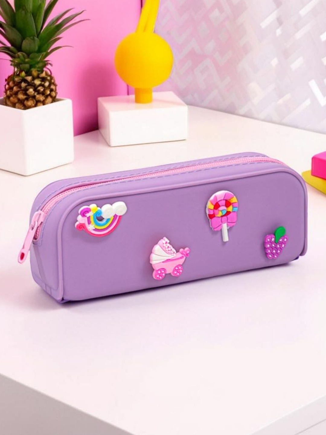 

Tinker Squad Kids Playful Charms Pencil Case, Lavender