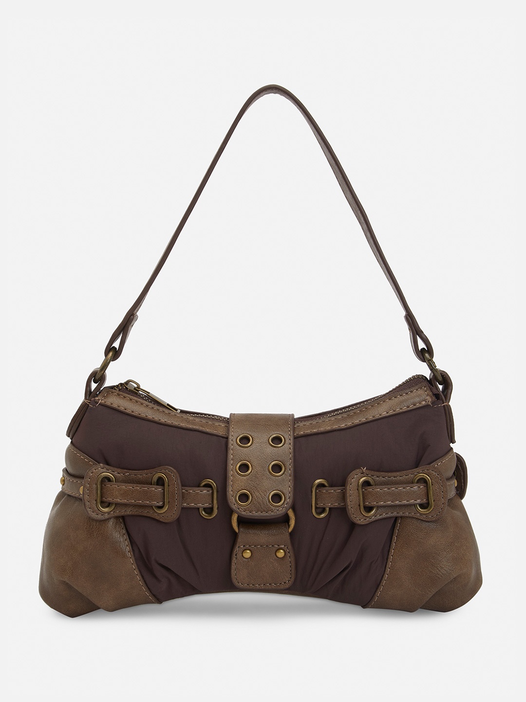 

CARRY CITY Structured Shoulder Bag, Black