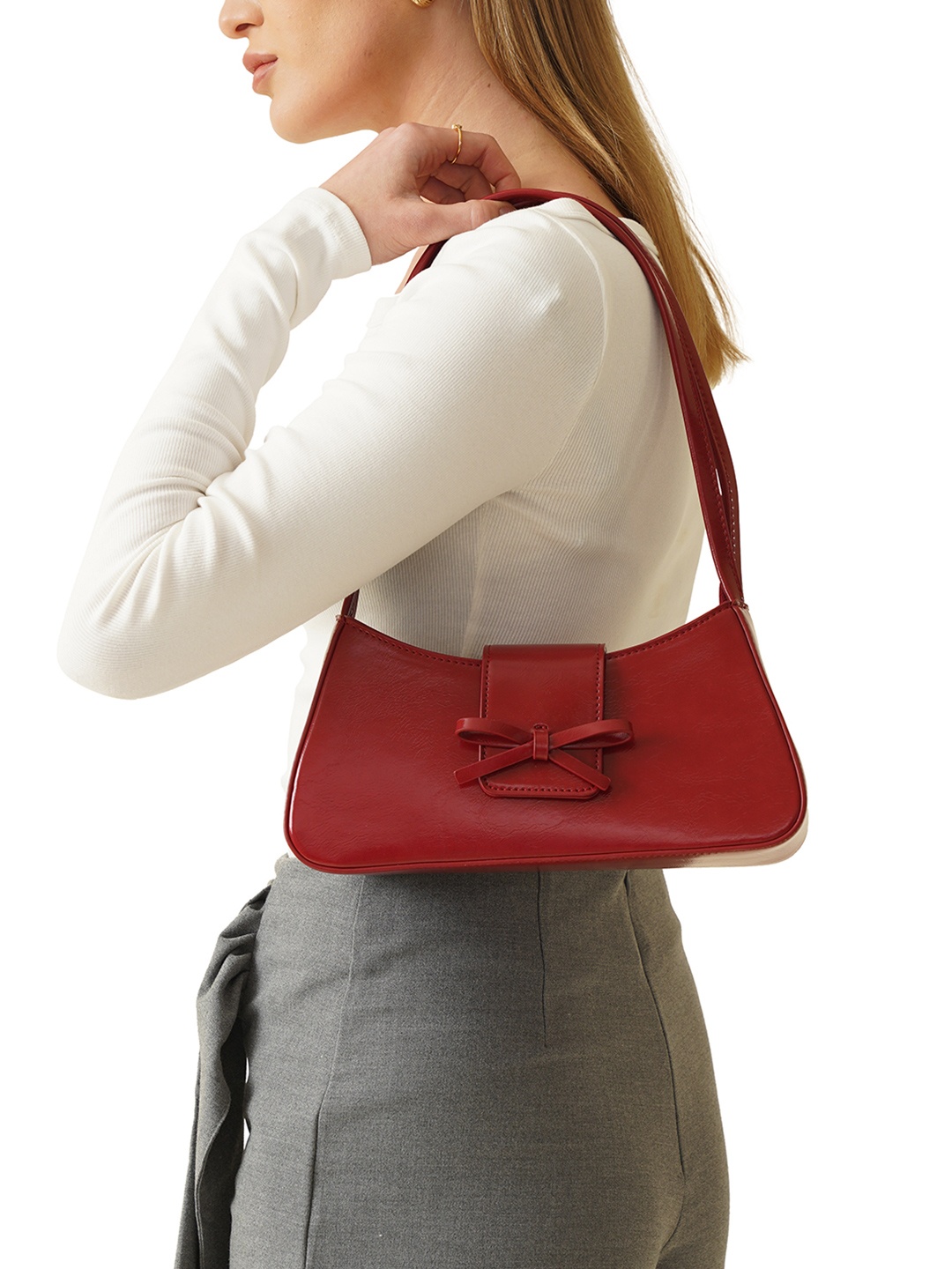 

CARRY CITY Structured Shoulder Bag, Tan