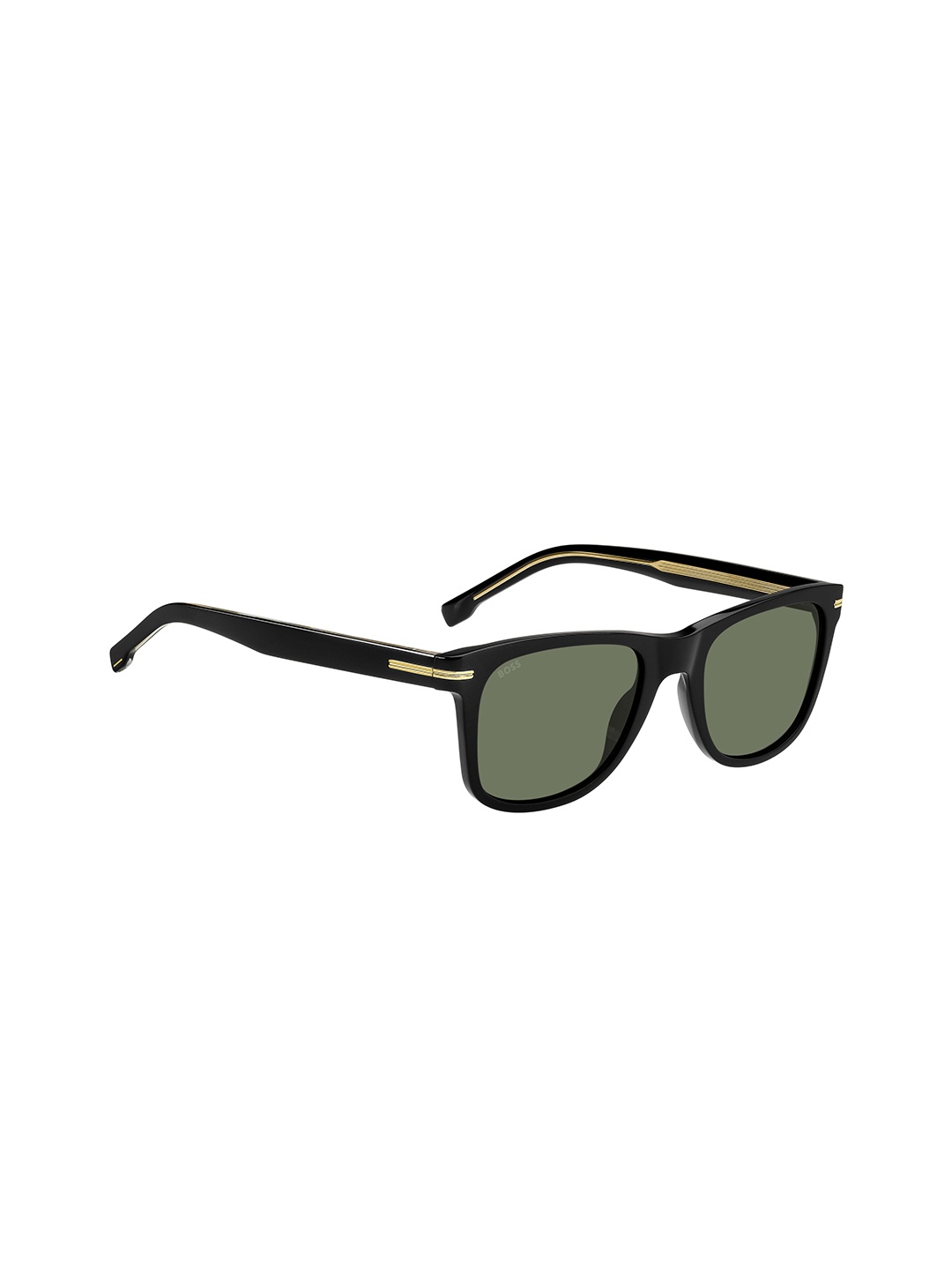 

HUGO Men Square Sunglasses with UV Protected Lens 20597580752QT, Green