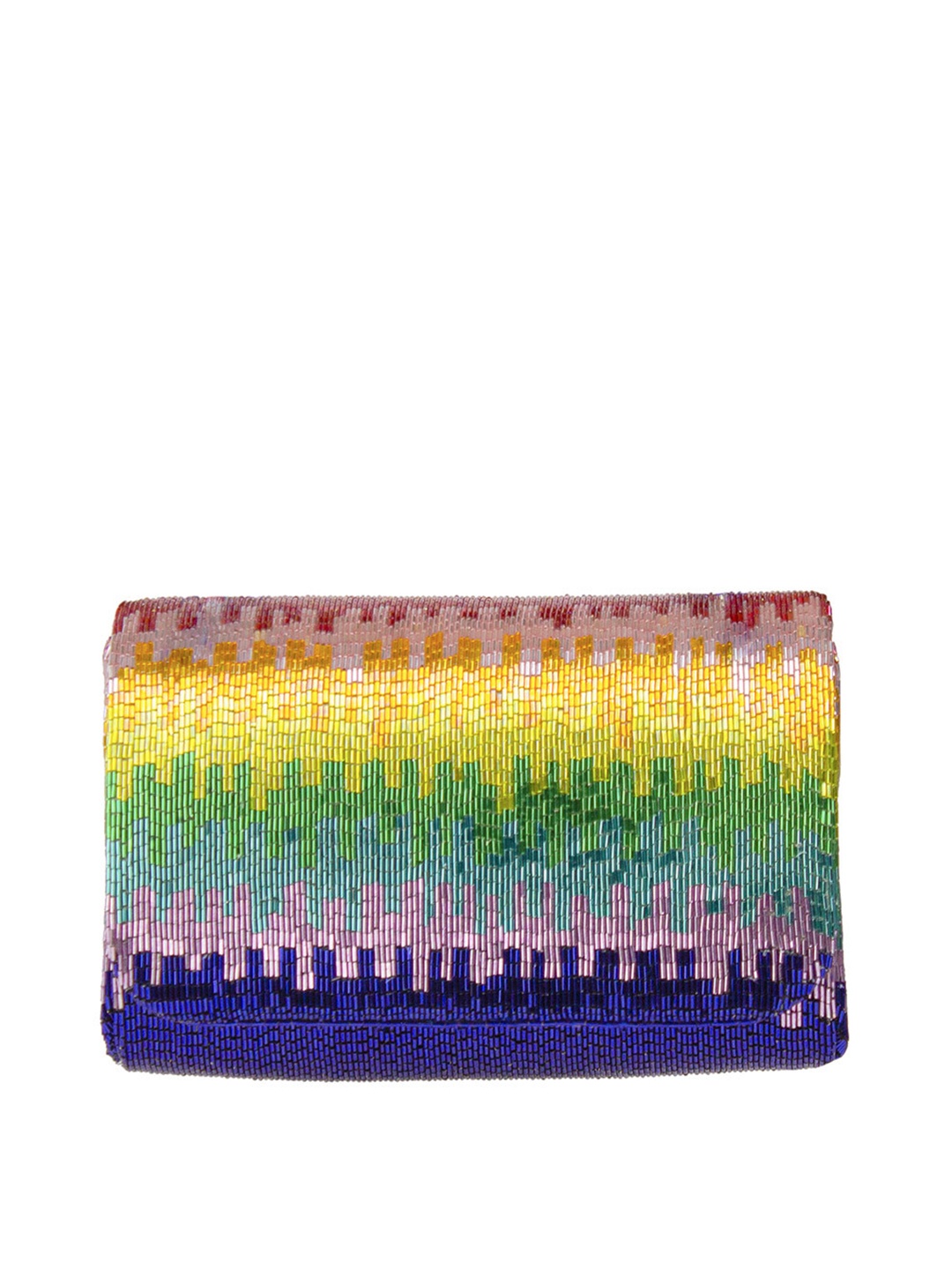 

Lovetobag Embellished Swagger Handheld Bag with Fringed, Multi