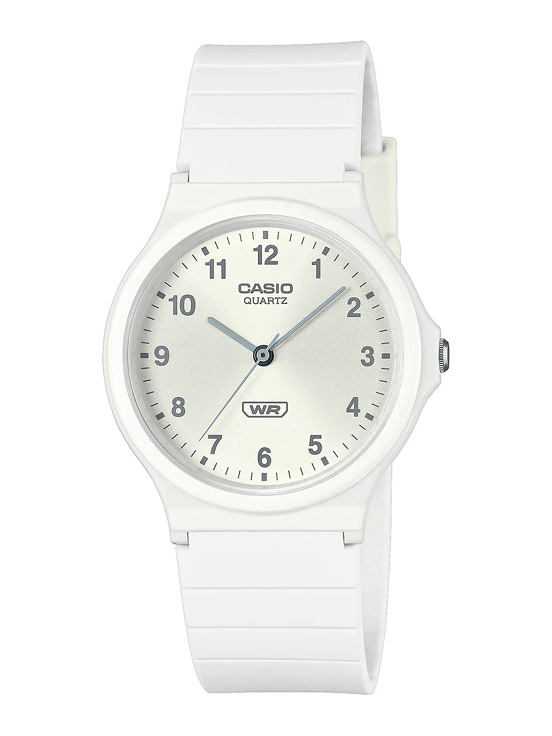 

CASIO Unisex Dial & Cuff Straps Analogue Watch AD274, White