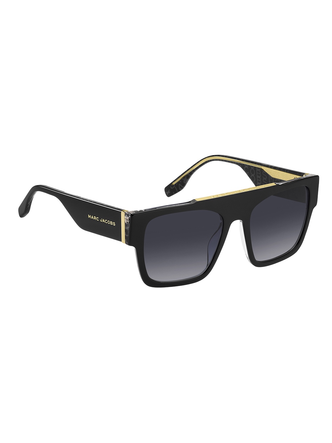 

MARC JACOBS Men Rectangle UV Protected Lens Sunglasses 2069591EI539O-BLACK PATTERN GREY