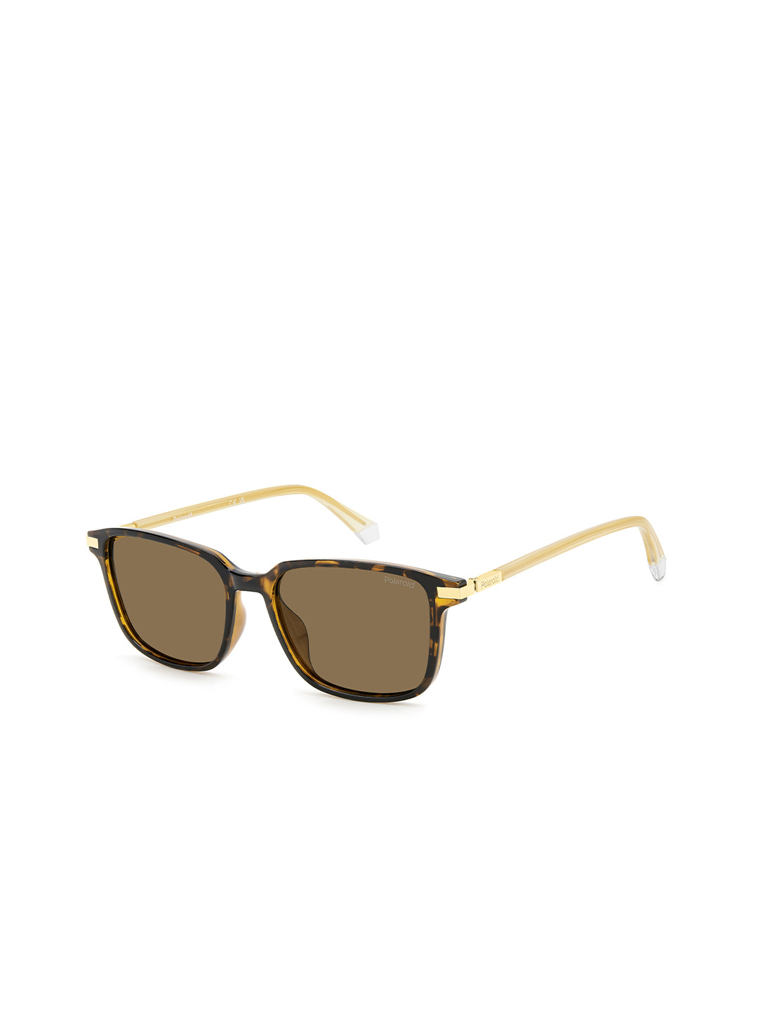 

Polaroid Men Square Sunglasses with UV Protected Lens-20671208654SP, Brown