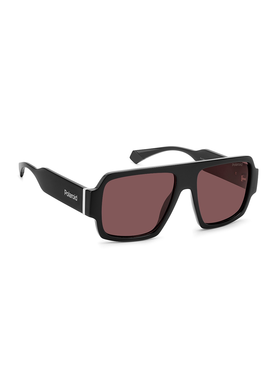 

Polaroid Unisex Square UV Protected Lens Sunglasses 20636280755KL-BLACK