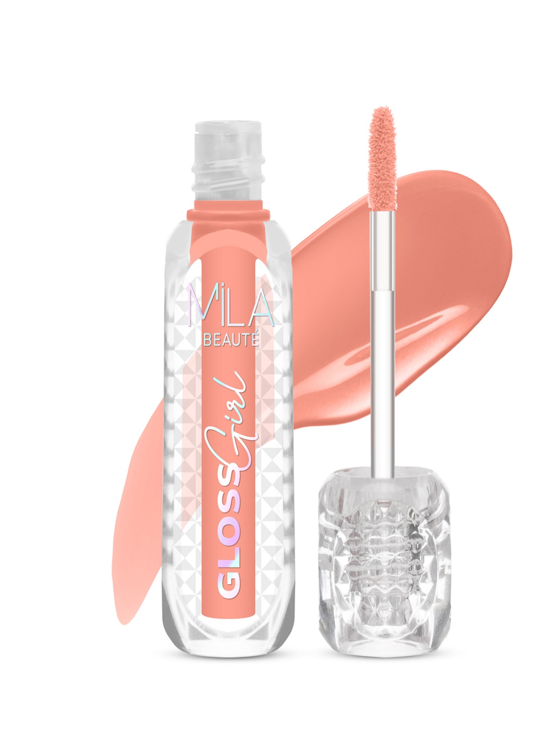 

MILA BEAUTE Gloss Girl Lightweight & Non-Sticky Formula Lipstick- 2.3 ml- No Filter, Peach