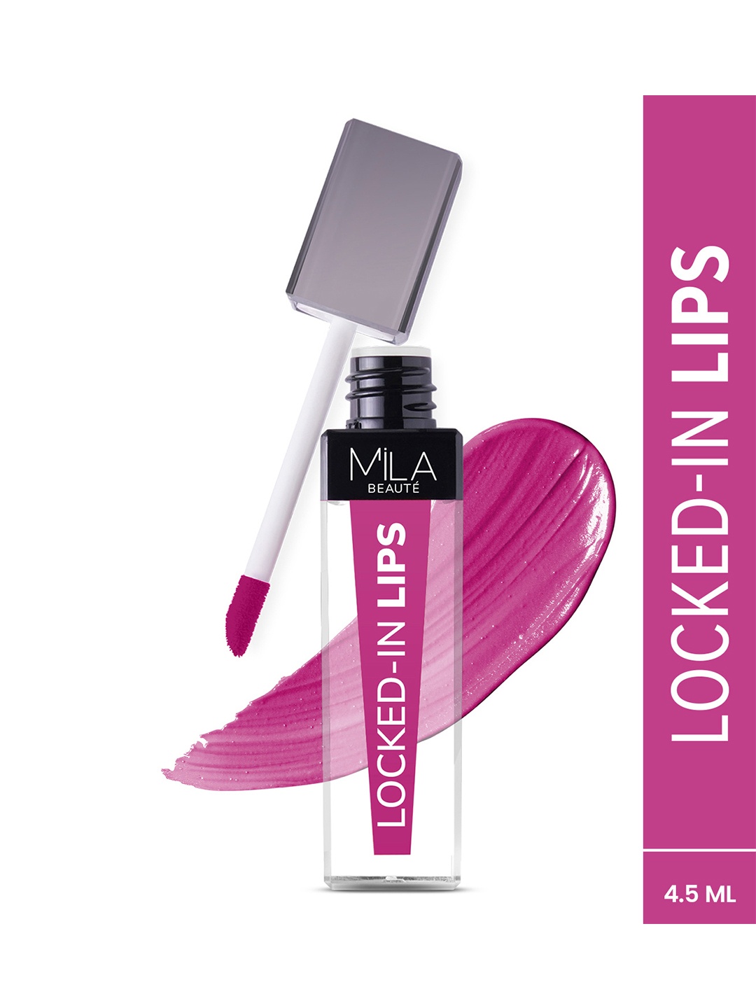 

MILA BEAUTE Locked In Lips Transfer Proof Liquid Lipstick - 4.5 ml - Pink Cola