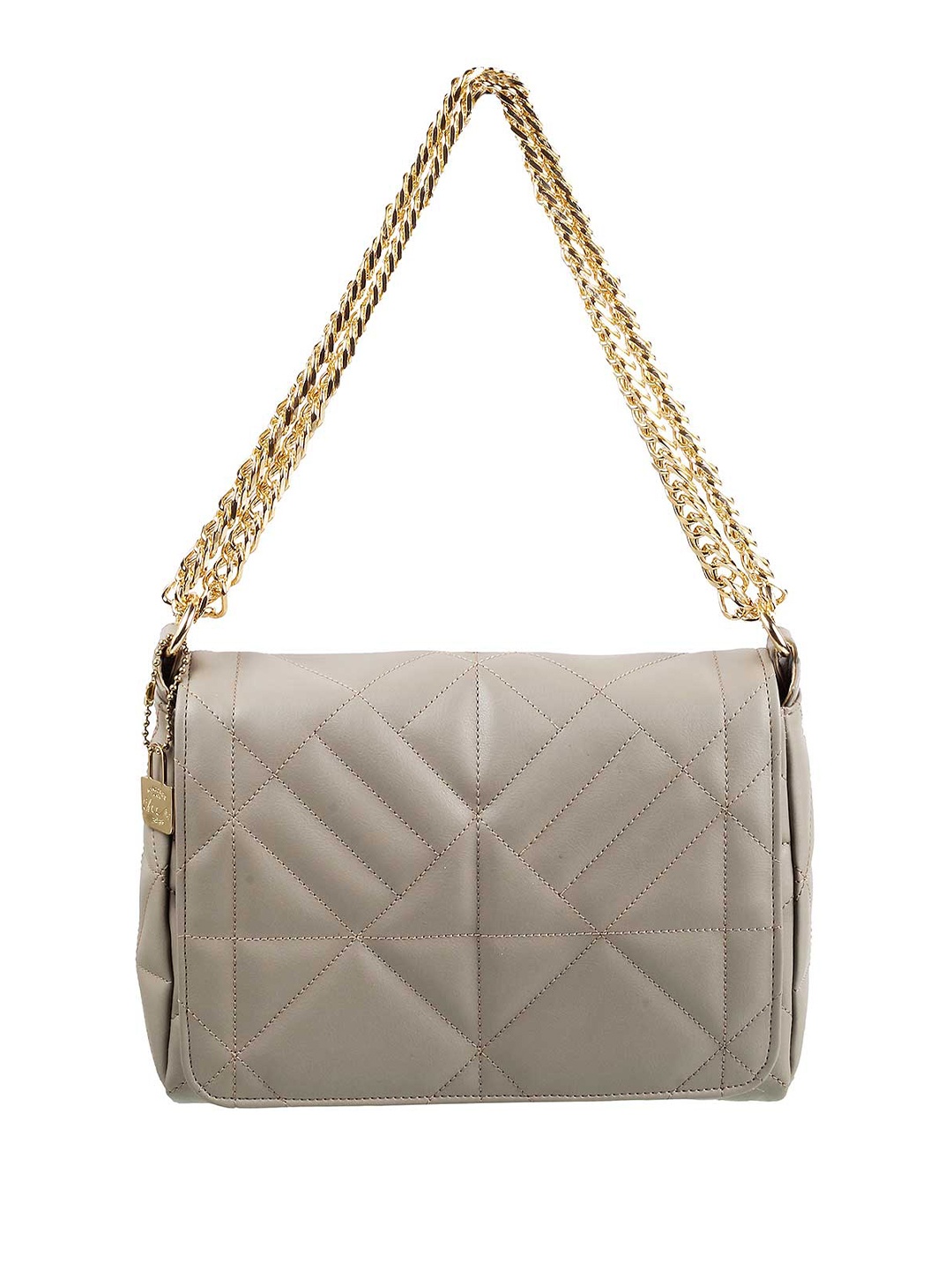 

Cheemo Textured Structured Sling Bag, Beige