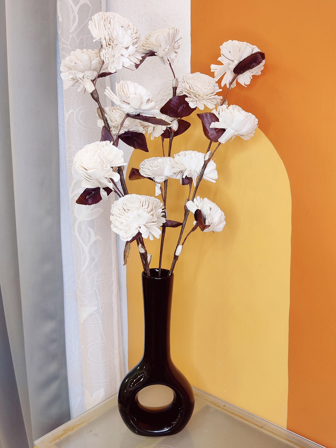 

Myntra Elegant Homes White 1 Bunch Delia Artificial Flower