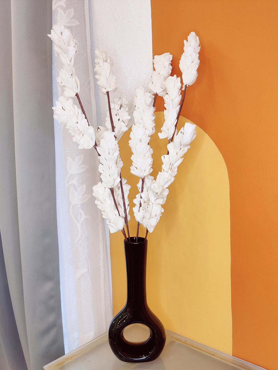 

Myntra Elegant Homes White 1 Bunch Gladiolus Artificial Flower