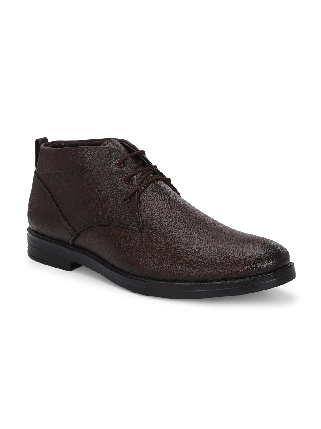 

Azzaro Black Men Mid-Top Derbys, Brown