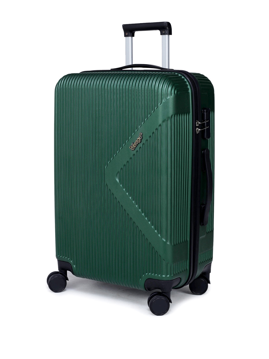 

VERAGE Unisex Brampton Hard Shell Large Trolley Suitcase, Green