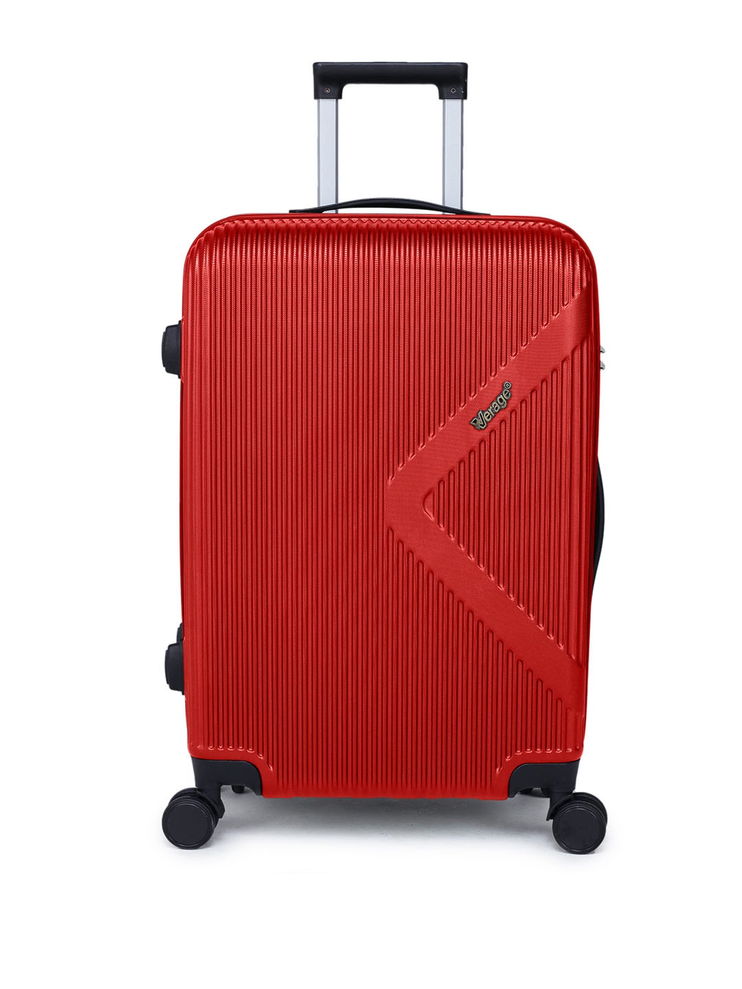 

VERAGE Brampton Textured Large Trolley Suitcase - 101 L, Red