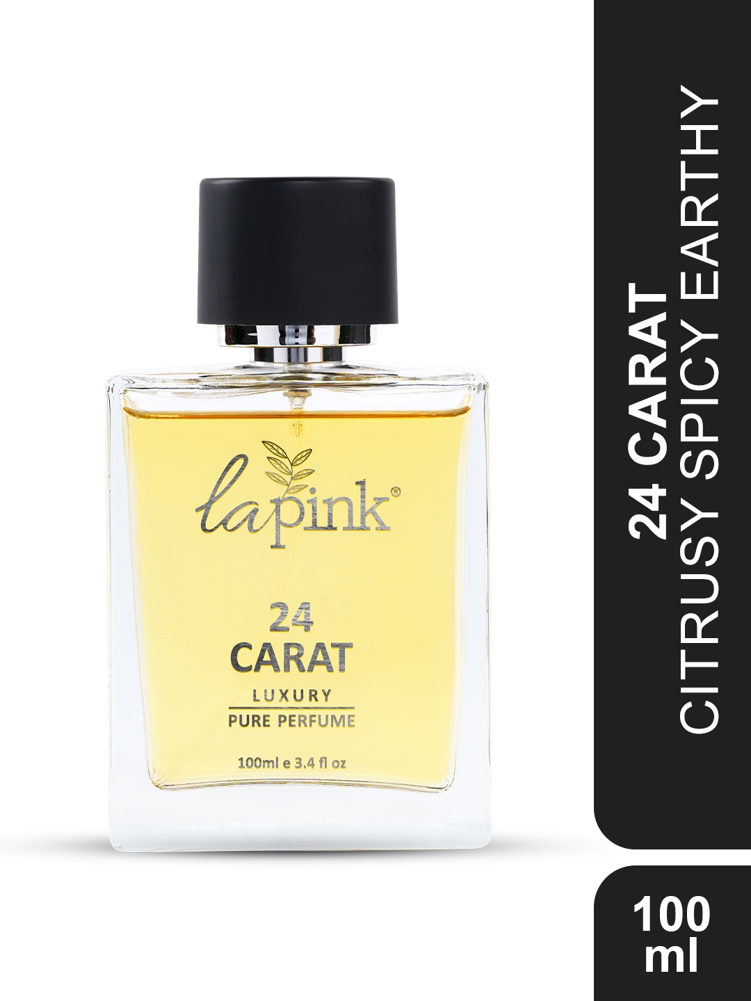 

La Pink 24 Carat Men French Luxury Pure Perfume - 100ml, Transparent